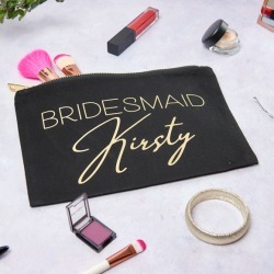 Personalised Bridesmaid Make Up Bag