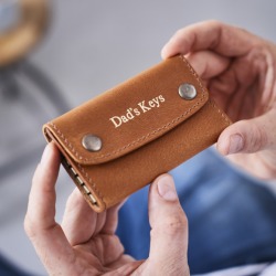 Personalised Leather Key Holder