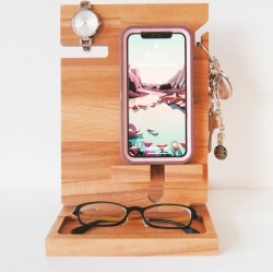 Wooden Phone Docking Station