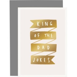 King of the Dad Jokes Father's Day card