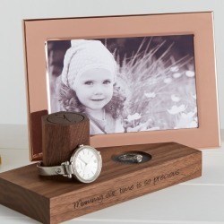 Bedside Watch And Photo Frame Stand For Her