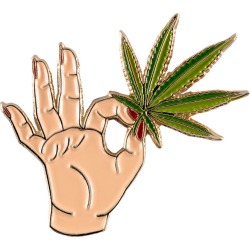 Make Heads Turn - Enamel Pin Cannabis