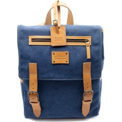 THE DUST COMPANY - Mod 234 Fabric Blue & Vegetable Tanned Leather Backpack