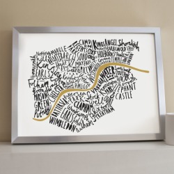 London map print