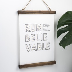 Funny Rum Definition Print