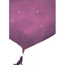 Monde Mosaic - Wolf Song II Art Print