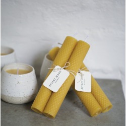 Pure Beeswax Pillar Candles