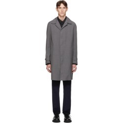 Z Zegna Grey Wool TechMerino Wash and Go Coat