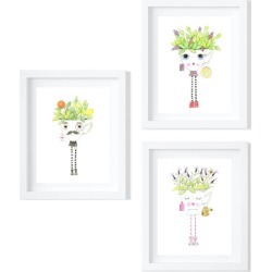 Trio of Teacup People - Limited Edition Fine Art Prints
