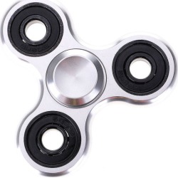 Turbo Tri Fidget Spinner in Silver