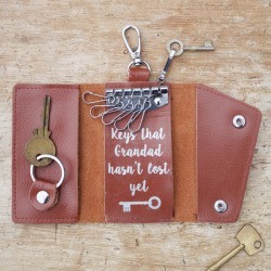 Personalised Leather Key Holder