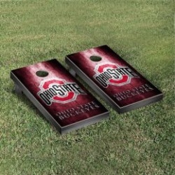 Ohio State Buckeyes Cornhole Game Set Metallic-Look