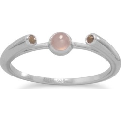 Smoky & Rose Quartz Band