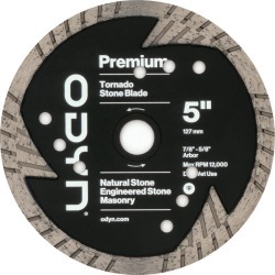 Odyn 5 in. Premium Tornado Stone Blade