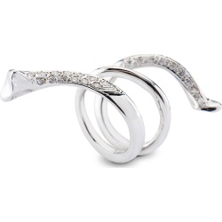 NRegnier Jewelry - Boa Spiral Ring White Gold & Diamonds