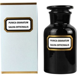 Apothecary large amber glass candles