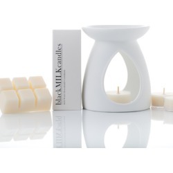 Tea lights, soy wax melt & oil burner set (various scents)