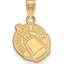10k Yellow Gold Mississippi State Pendant