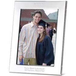Boston University Polished Pewter 5x7 Picture Frame
