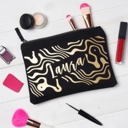 Personalised Marble Make Up Bag