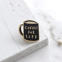 Coffee Enamel Pin