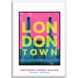 JANDO - Battersea Power Station London Town Series A3 Print