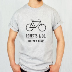 On Yer Bike Personalised Adventure Men's T Shirt