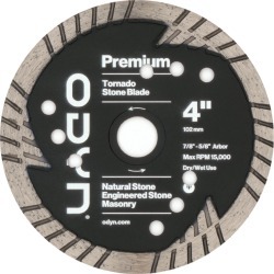 Odyn 4 in. Premium Tornado Stone Blade