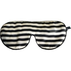NOT JUST PAJAMA - Striped Silk Eyeshade for Sleeping