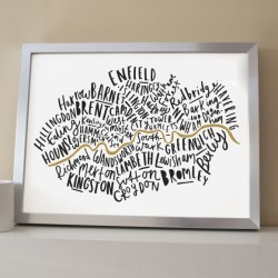 London Boroughs Print