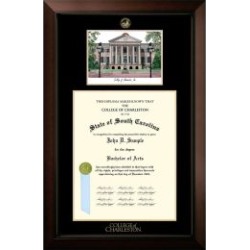 College of Charleston Legacy Image Diploma Frame