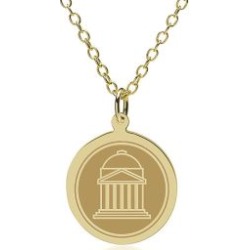 Southern Methodist 14K Gold Pendant and Chain
