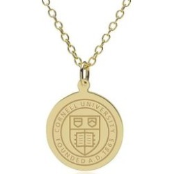 Cornell 14K Gold Pendant and Chain
