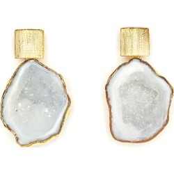 Magpie Rose - White Rocks In The Sky Earrings
