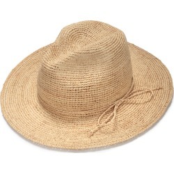 Justine Hats - Wide Brim Straw Raffia Fedora