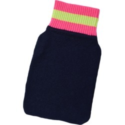 Cove - Navy Cashmere Mini Hot Water Bottle Cover