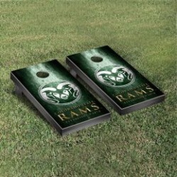 Colorado State Rams Cornhole Game Set Metallic-Look
