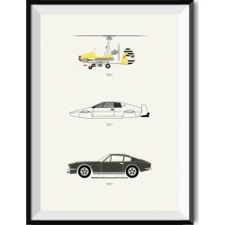 Live and Let Drive - James Bond Poster
