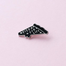Pizza For Life Enamel Pin