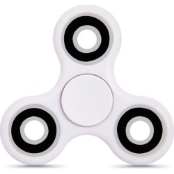 Turbo Tri Fidget Spinner in White