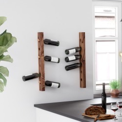 Wooden wine rack (holds six bottles)
