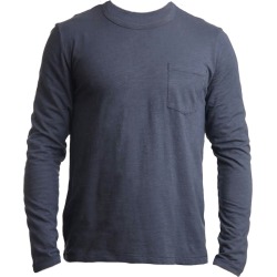 Tonn - Organic Cotton Long Sleeve Pocket Tee Navy
