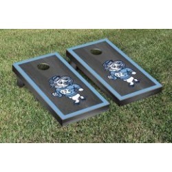 North Carolina Tar Heels Cornhole Game Set Onyx Stained Border