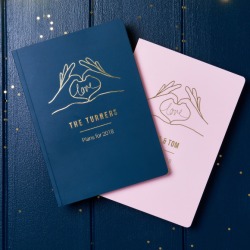 Personalised Gold Foil A5 Wedding Planner
