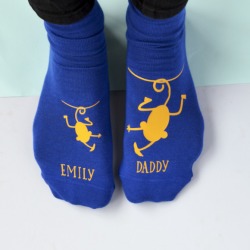Personalised Cheeky Monkey Daddy Socks