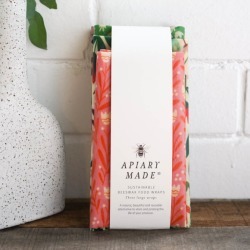 Three large beeswax wrap pack
