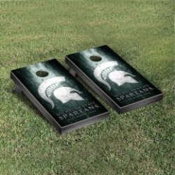 Michigan State Spartans Cornhole Game Set Metallic-Look