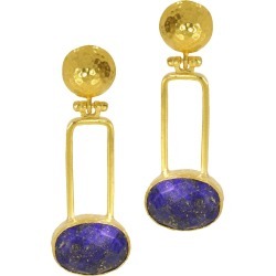 Ottoman Hands - Kandinsky Lapis Drop Earrings