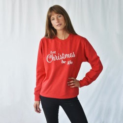 Let Christmas Be Gin Christmas Jumper Sweatshirt