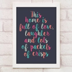 This home is full of. funny print